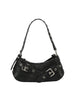 Buckle-Strap Mini Shoulder Bag