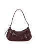 Buckle-Strap Mini Shoulder Bag