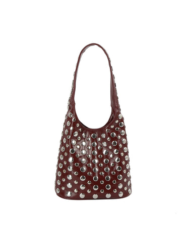 Studded Hobo Bag