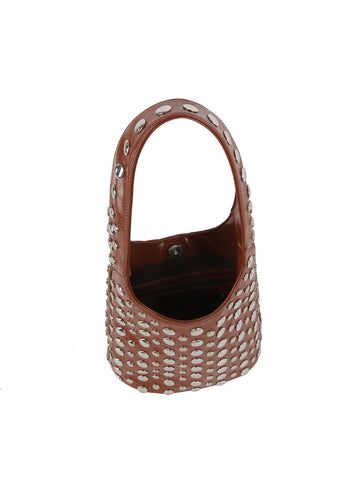 Studded Hobo Bag
