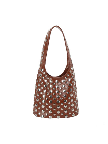 Studded Hobo Bag