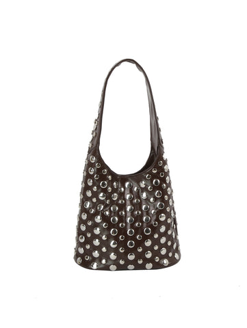 Studded Hobo Bag