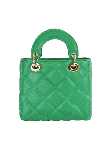 Diamond Pattern Petite Hand Tote