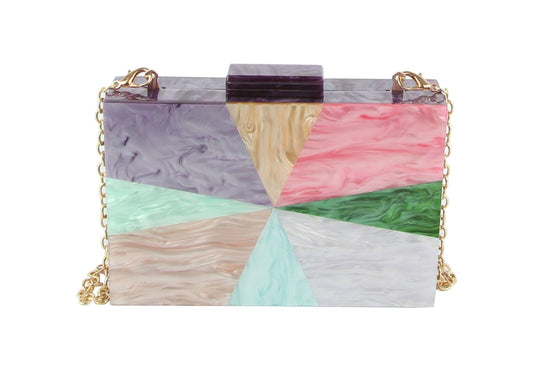 Colorful Acrylic Evening Bag Clutch