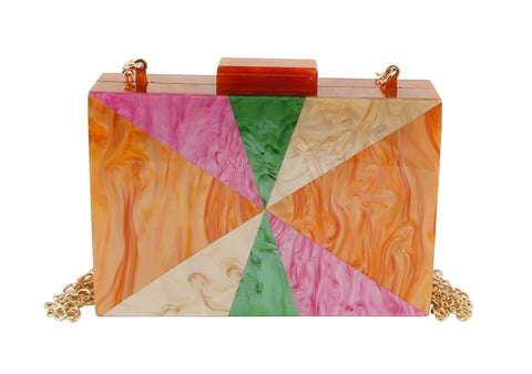 Colorful Acrylic Evening Bag Clutch