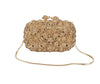 Evening Clutch with Rhinestone Skulls