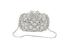 Evening Clutch with Rhinestone Skulls