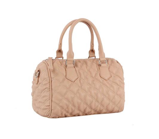 Quilted Classic Satchel Handbag