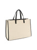 Large Textured Tote Handbag