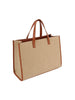 Large Textured Tote Handbag