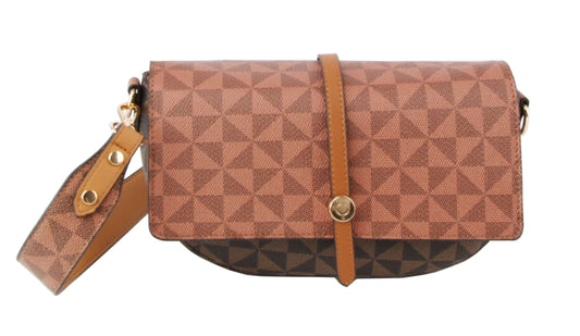 Signature Print Petite Shoulder Bag