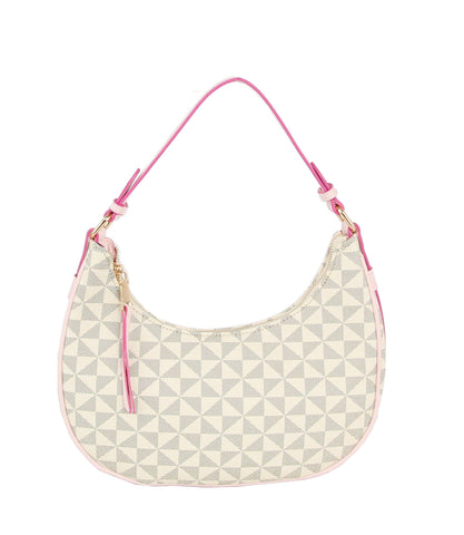 Signature Print Hobo Handbag