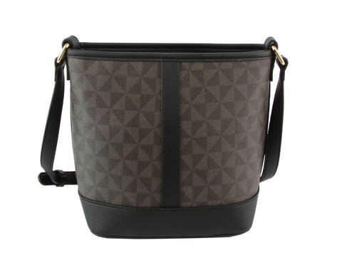 Signature Print Bucket Style Hobo