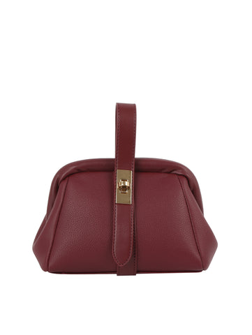 Turn-Lock Mini Frame Crossbody Bag