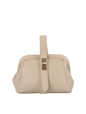 Turn-Lock Mini Frame Crossbody Bag