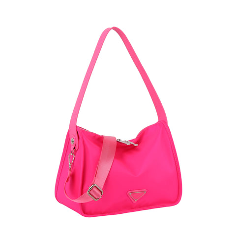 Contemporary Nylon Shoulder Bag