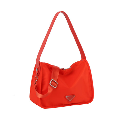 Contemporary Nylon Shoulder Bag