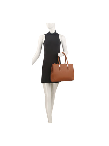 Two Piece Classic Tote Handbag Set