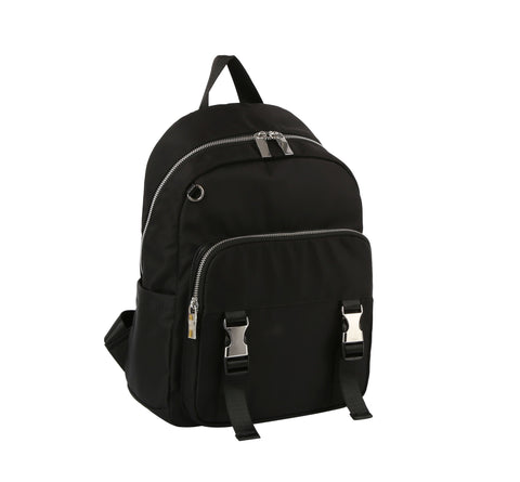 Nylon Classic Front Pocket Fashion Backpack