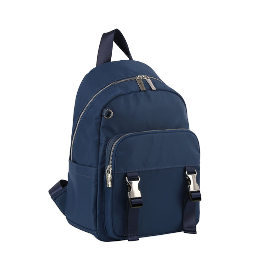 Nylon Classic Front Pocket Fashion Backpack