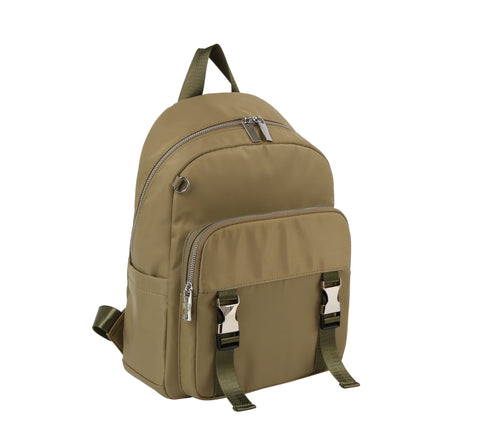 Nylon Classic Front Pocket Fashion Backpack