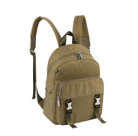 Nylon Classic Front Pocket Fashion Backpack