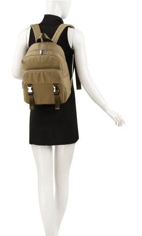 Nylon Classic Front Pocket Fashion Backpack