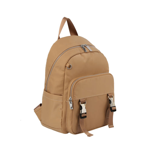 Nylon Classic Front Pocket Fashion Backpack