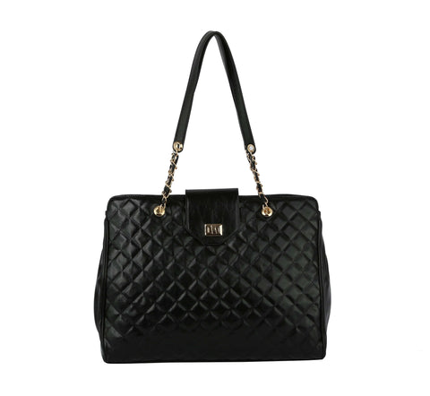 Oversized Quilted Tote Travel Bag