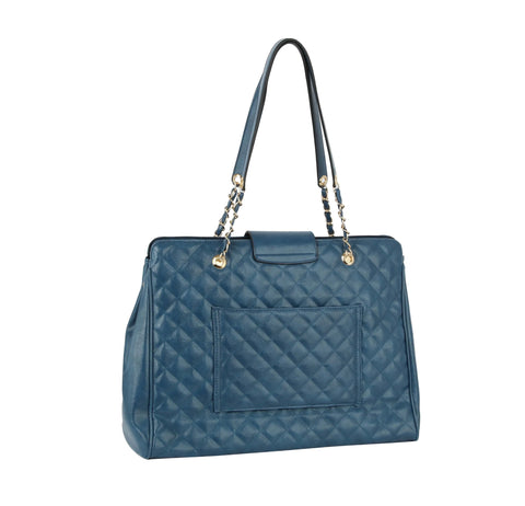 Oversized Quilted Tote Travel Bag