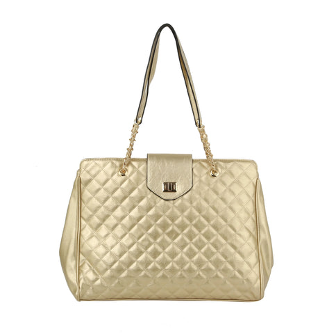 Oversized Quilted Tote Travel Bag