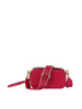Dual Top Zip Crossbody Bag
