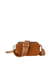Dual Top Zip Crossbody Bag