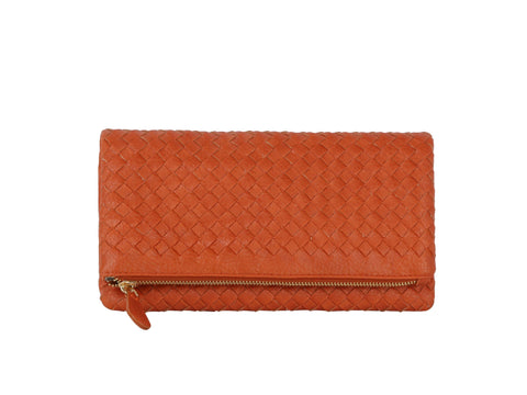 Woven Clutch Crossbody