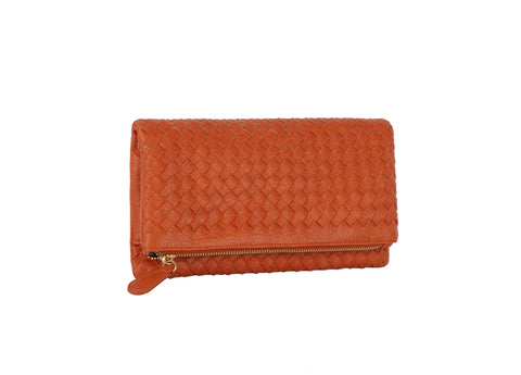 Woven Clutch Crossbody