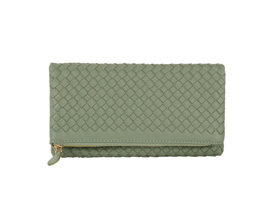 Woven Clutch Crossbody
