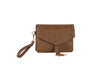 Tassel Accented Wristlet Crossbody