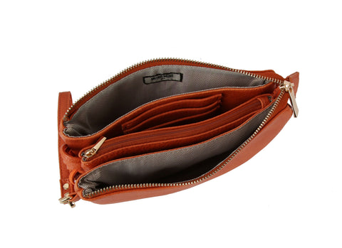 Fringe Accented Guitar Strap Shoulder Bag