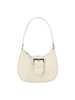 Sleek Buckle Hobo Bag