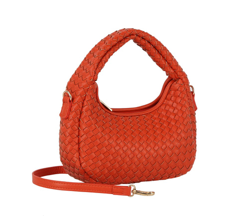 Petite Woven Hobo Design Handbag