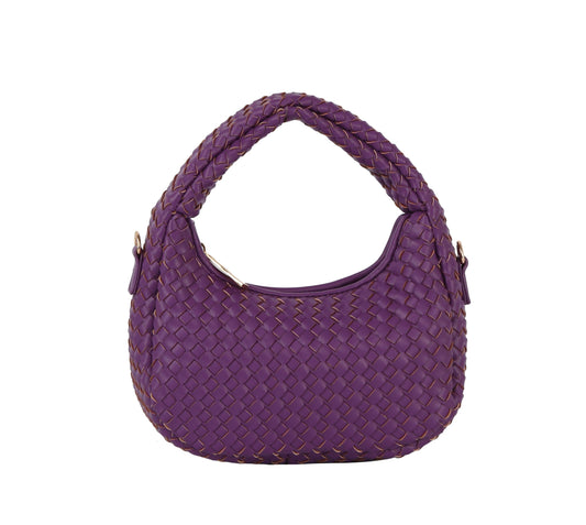 Petite Woven Hobo Design Handbag