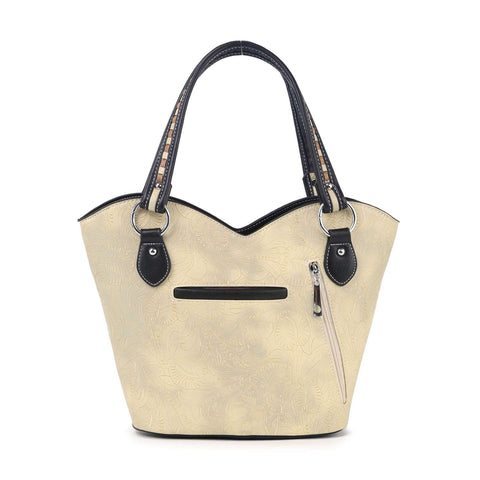 Western Style Embossed Handbag