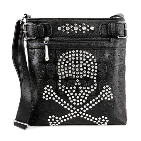 Spectacular Skull Design Crossbody Sling