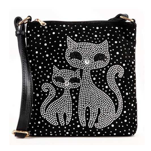 Kitty Cat Sparkling Crossbody Sling