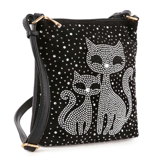 Kitty Cat Sparkling Crossbody Sling