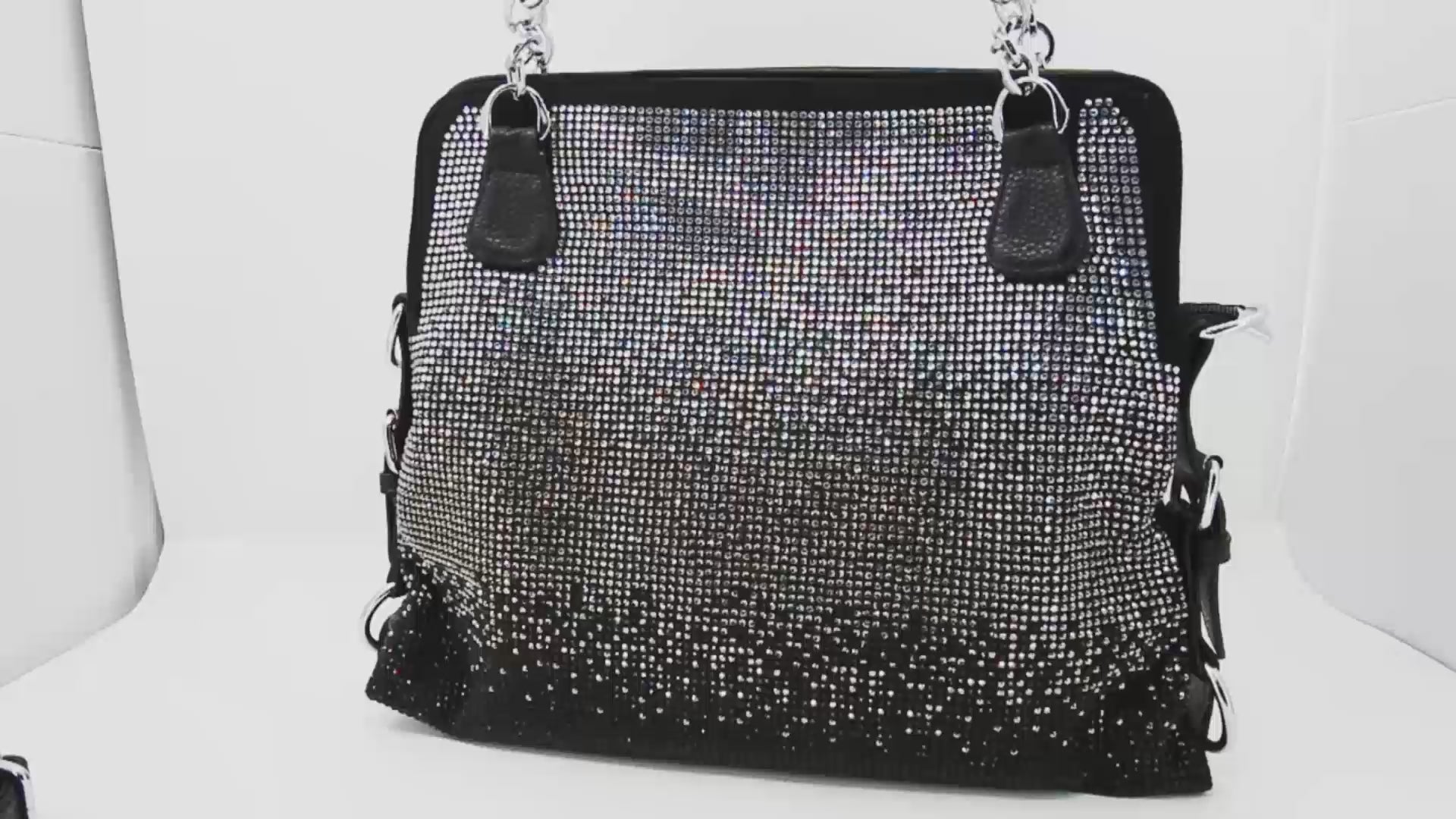 Stunning Ombre Rhinestone Shoulder Bag