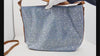 Rhinestone Denim Fashion Hobo