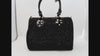Rhinestone Covered Locked Satchel Handbag