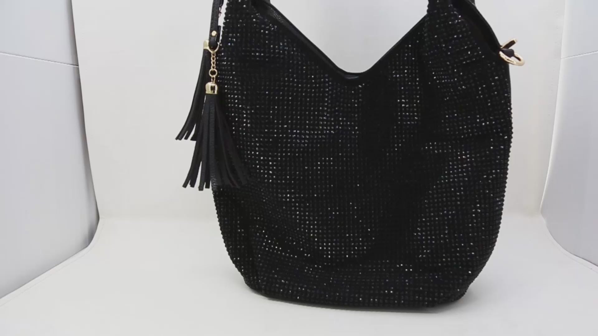 Stunning Sparkling Tall Shoulder Bag