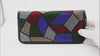 Colorful Rhinestone Design Accordion Wallet